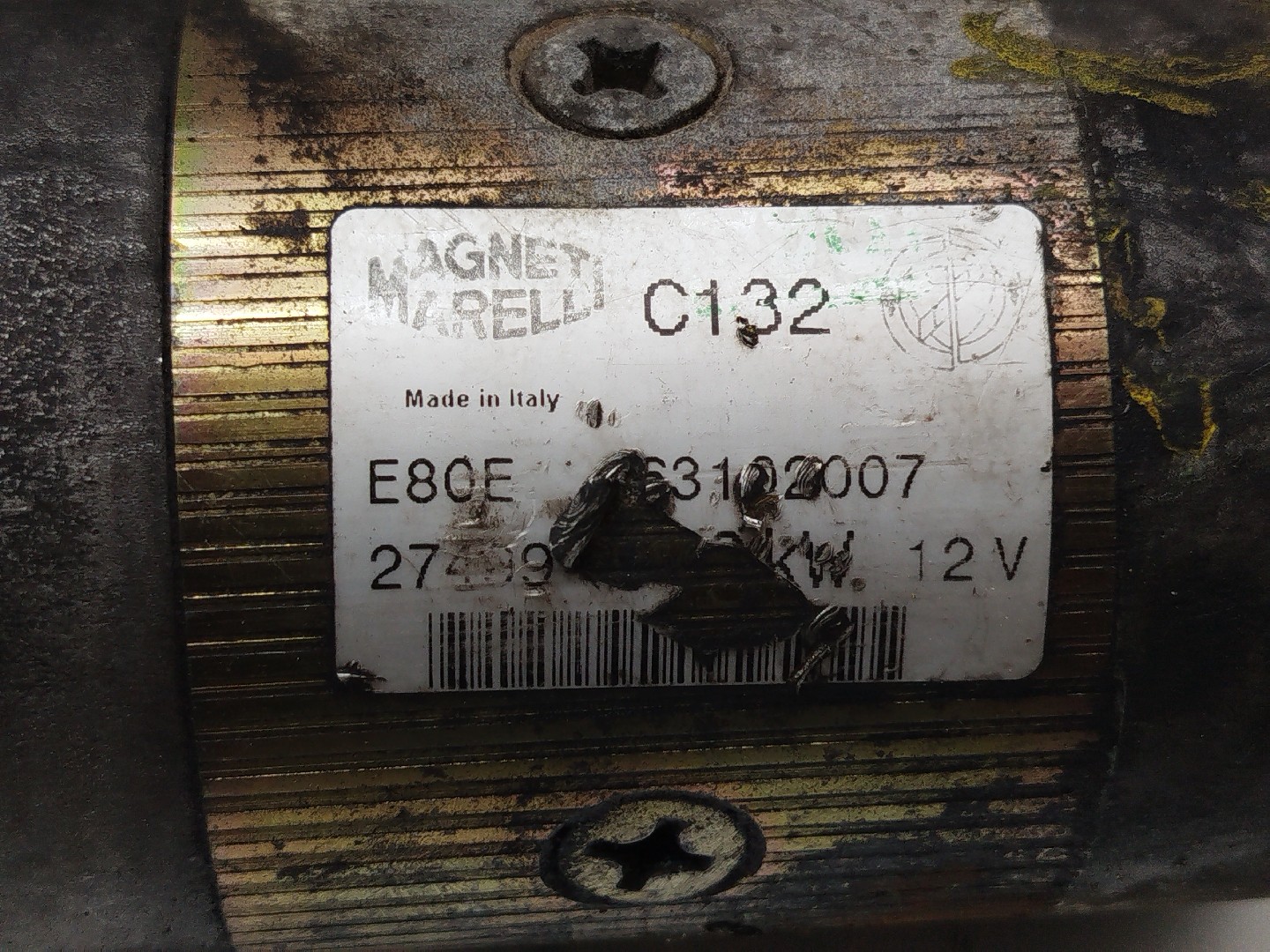 Motor de Arranque FIAT PUNTO (176_) | 93 - 99 Imagem-1