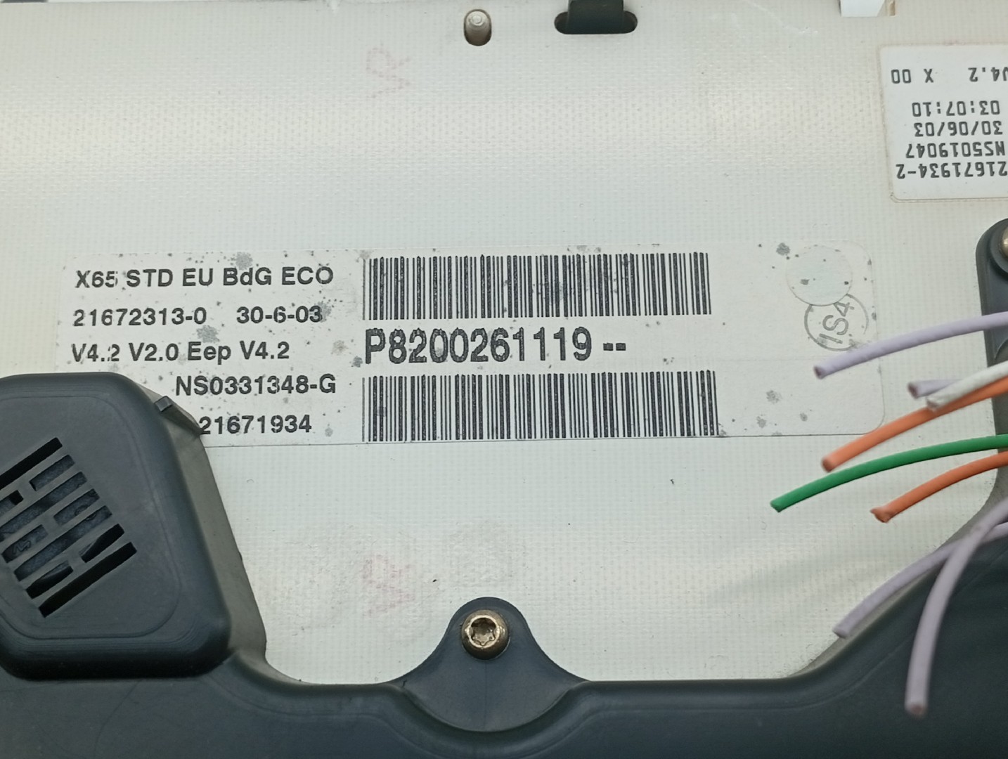 Quadrante RENAULT CLIO II (BB_, CB_) | 98 -  Imagem-5