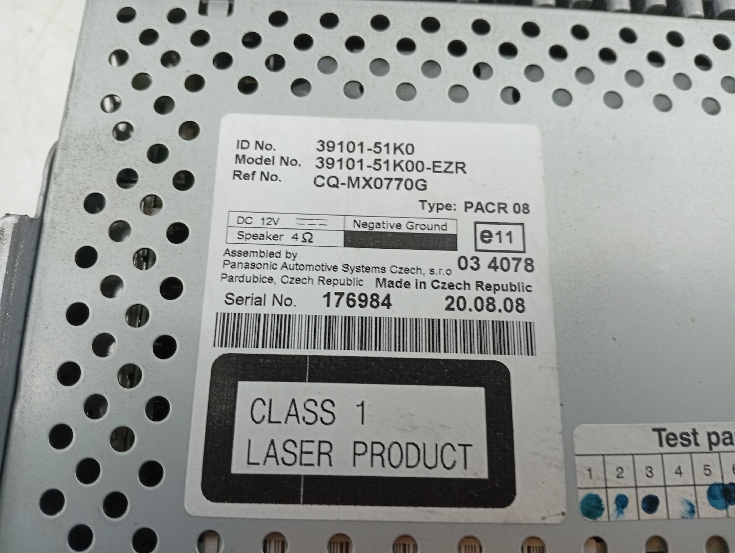 Auto-Rádio OPEL AGILA (B) (H08) | 08 - 14 Imagem-3