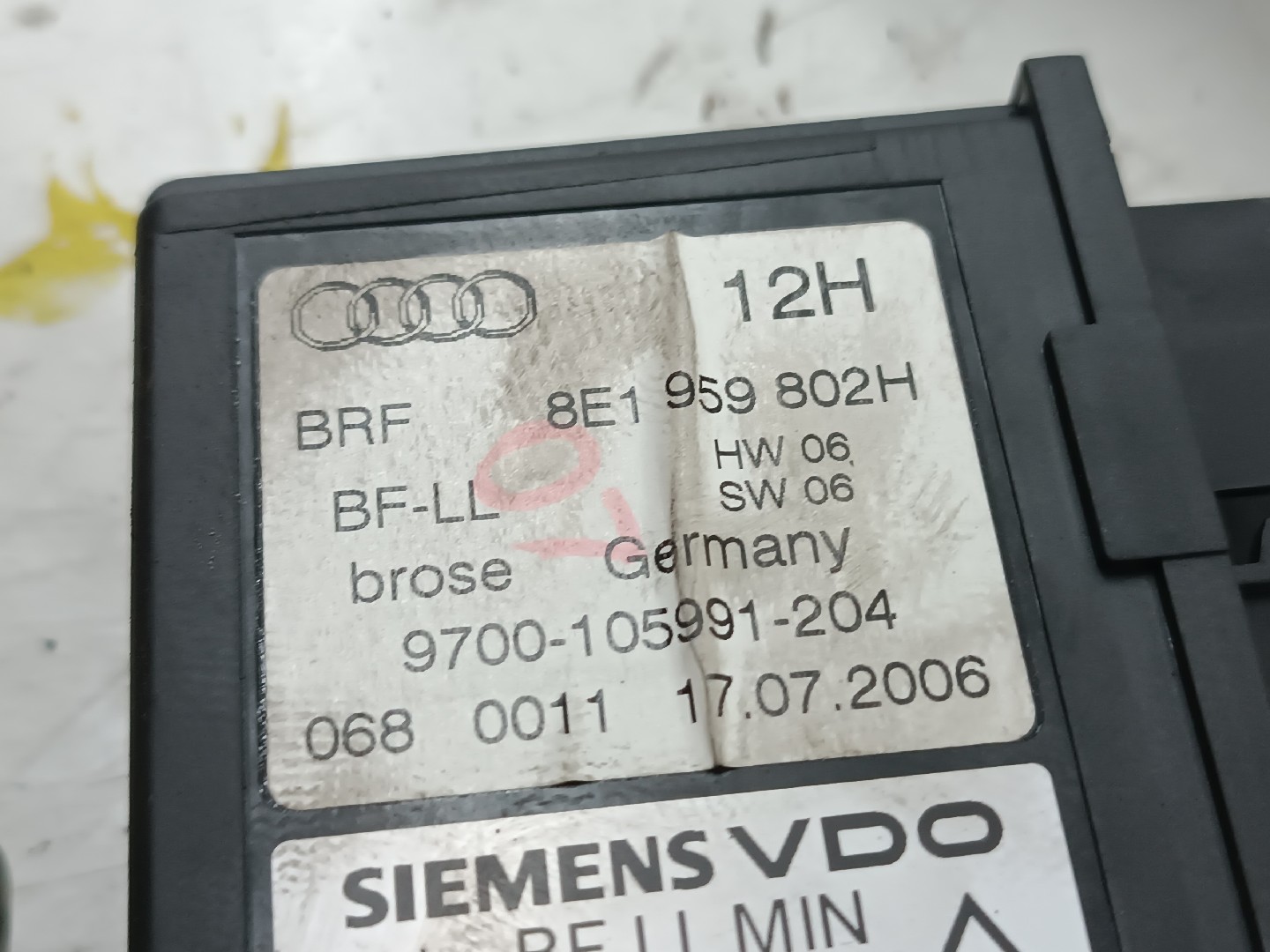 Motor e elevador de vidro frente direito AUDI A4 Avant (8ED, B7) | 04 - 08 Imagem-2