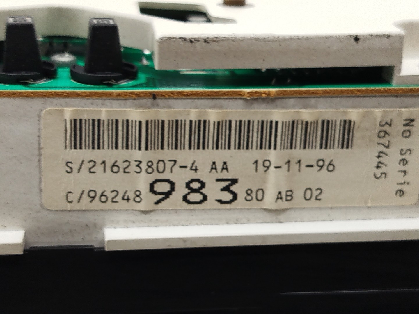 Quadrante CITROEN XANTIA Break (X1_, X2_) | 95 - 03 Imagem-4