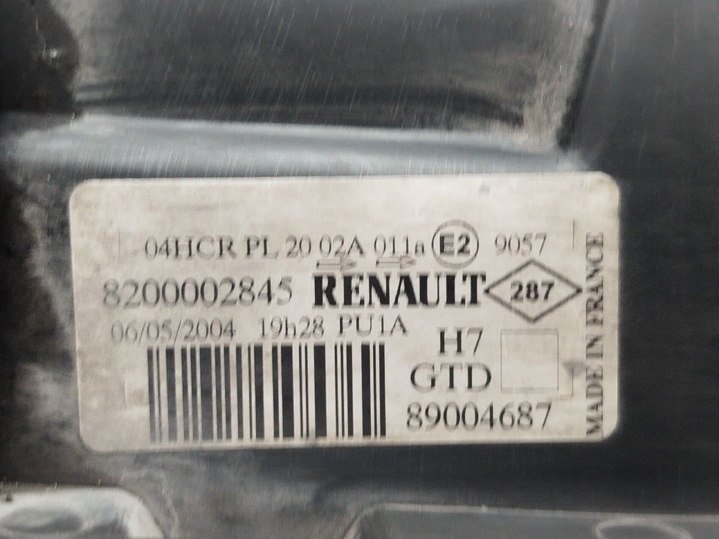 Ótica Esquerda RENAULT LAGUNA II (BG0/1_) | 01 - 07 Imagem-3