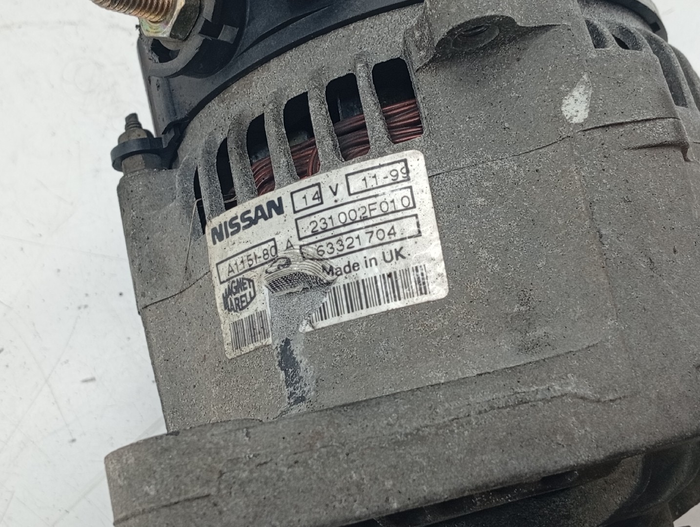 Alternador NISSAN PRIMERA (P11) | 96 - 01 Imagem-2