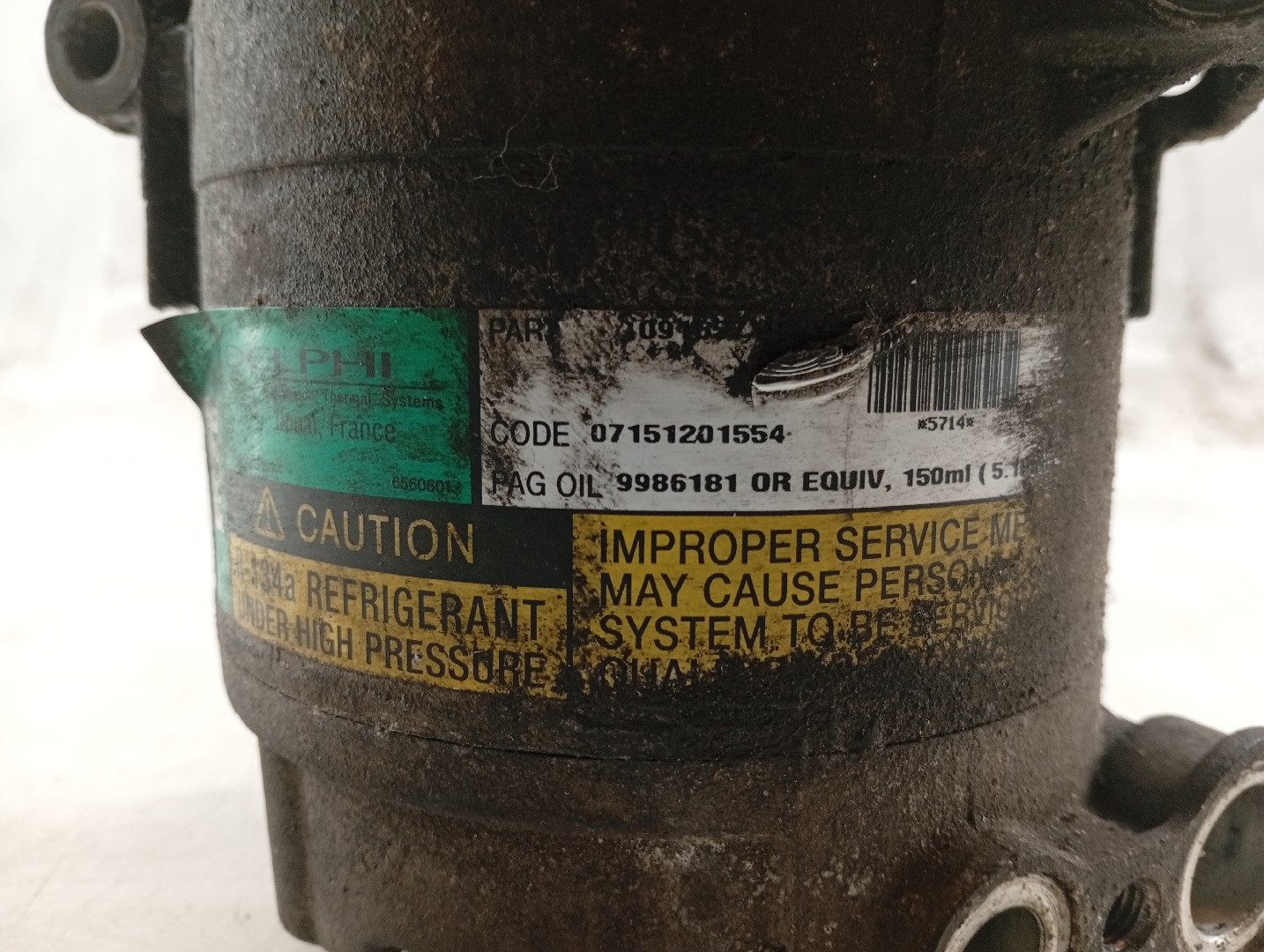 Compressor do Ar Condicionado OPEL ASTRA G Combi (T98) | 98 - 04 Imagem-4