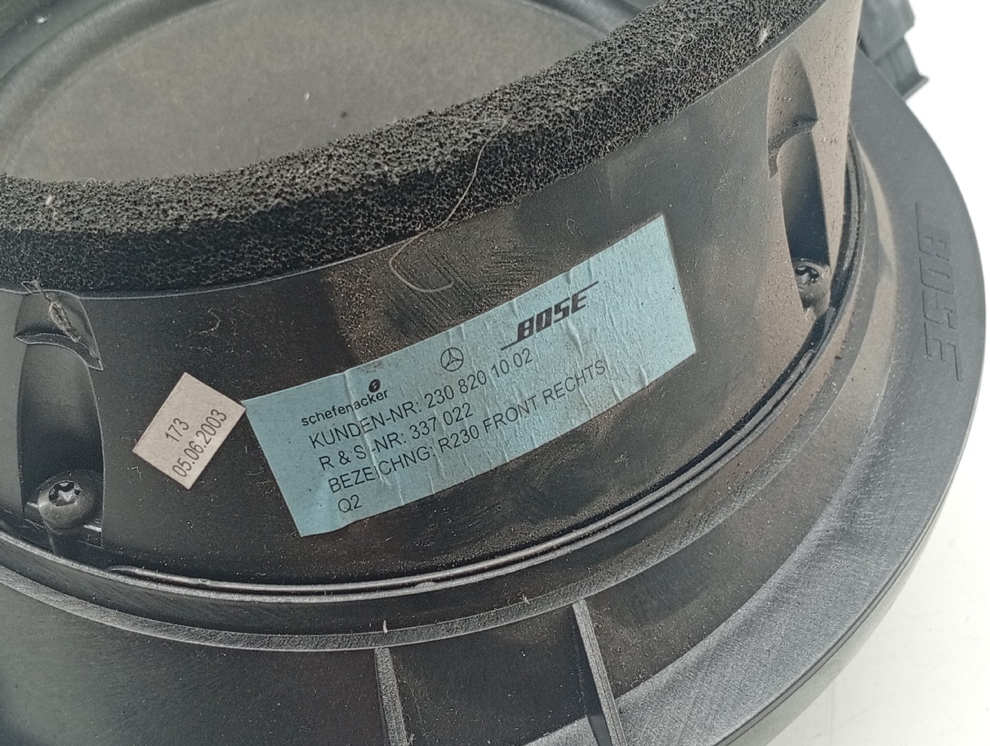 Coluna de som MERCEDES-BENZ SL (R230) | 01 - 12 Imagem-1