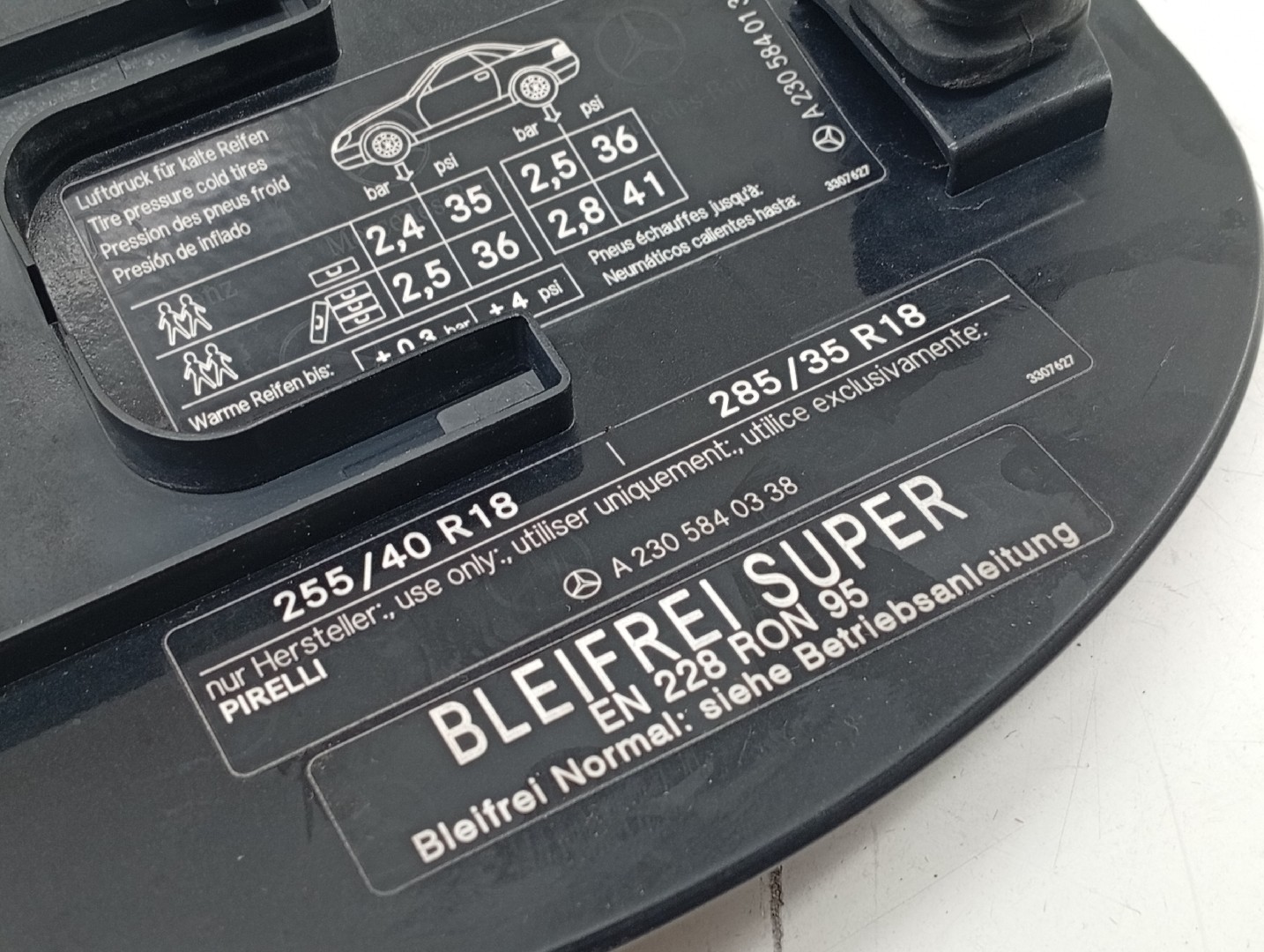 Tampa de depósito MERCEDES-BENZ SL (R230) | 01 - 12 Imagem-3