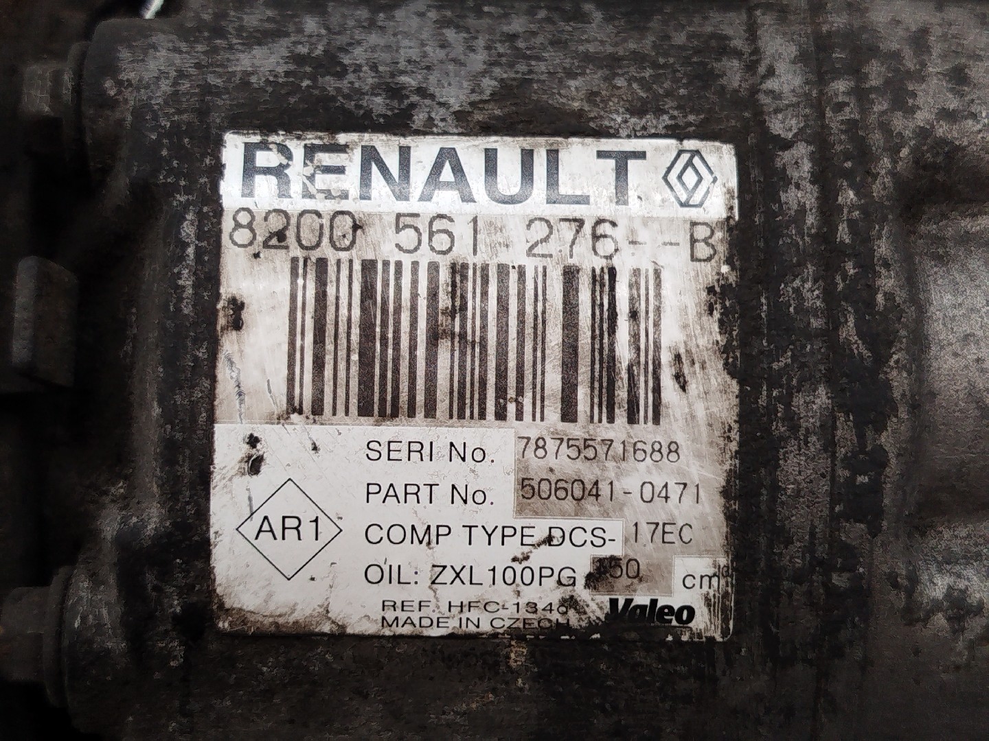 Compressor do Ar Condicionado RENAULT LAGUNA III (BT0/1) | 07 - 15 Imagem-3