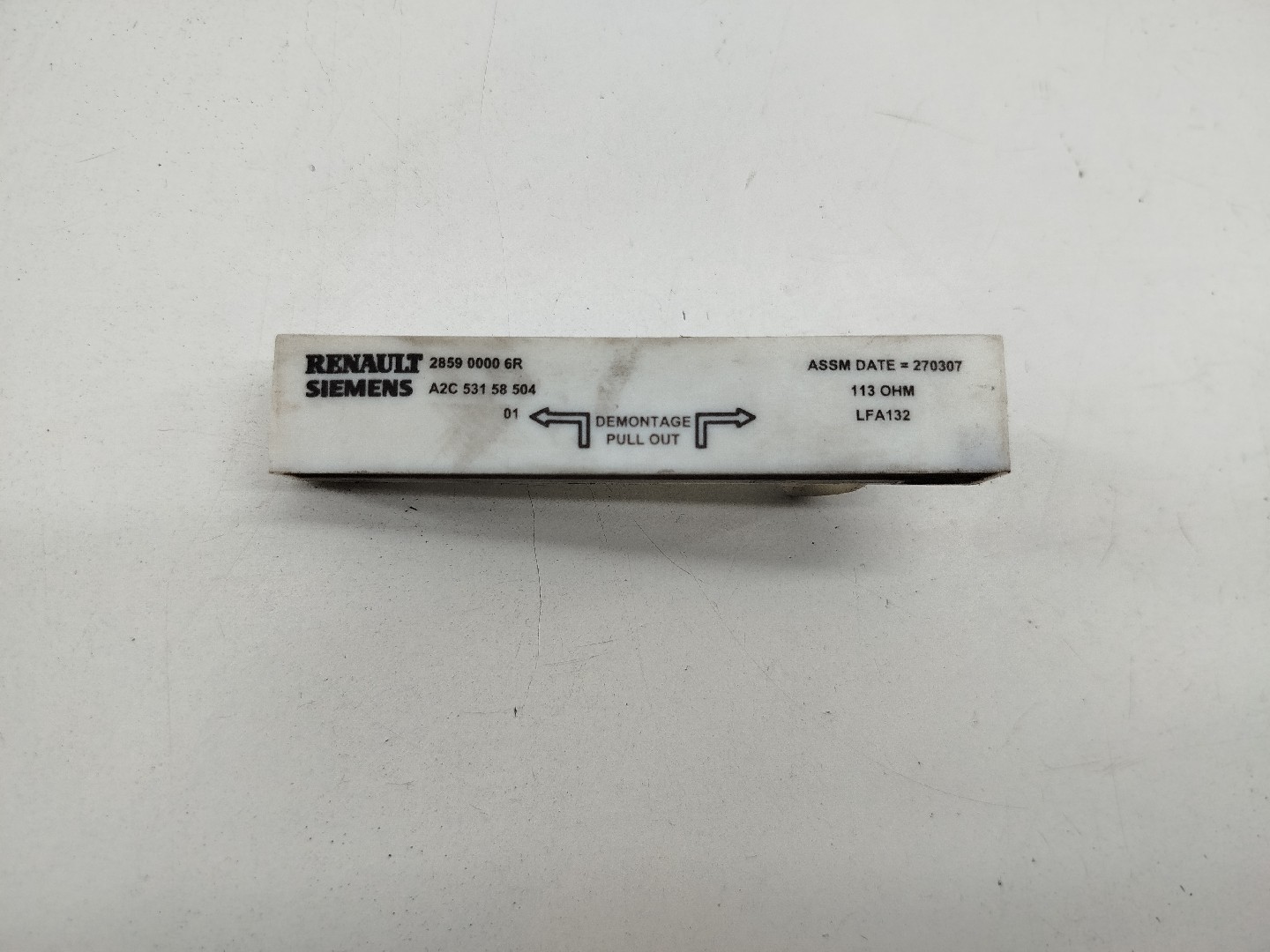 Amplificador de antena RENAULT LAGUNA III (BT0/1) | 07 - 15