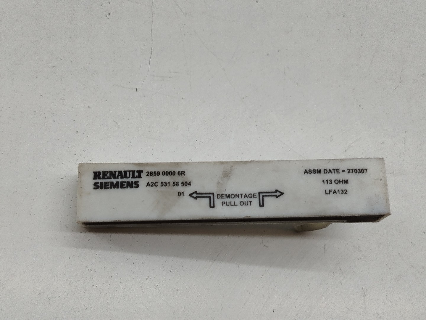 Amplificador de antena RENAULT LAGUNA III (BT0/1) | 07 - 15 Imagem-6