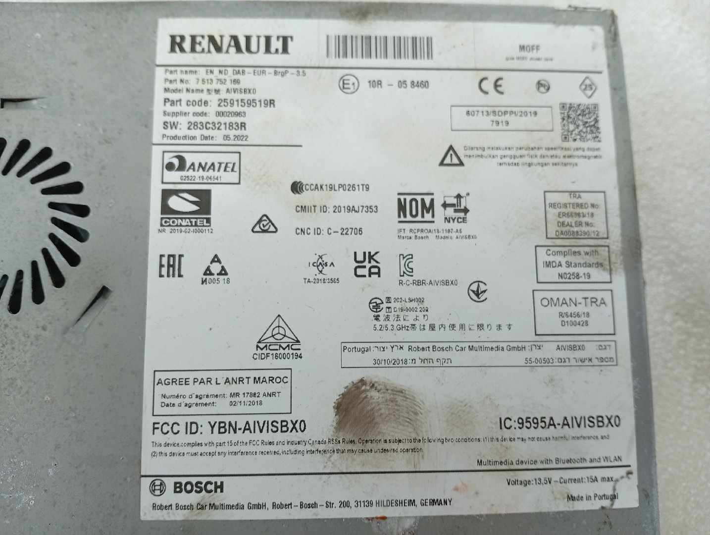 Auto-Rádio RENAULT CLIO V (BF_) | 19 -  Imagem-6