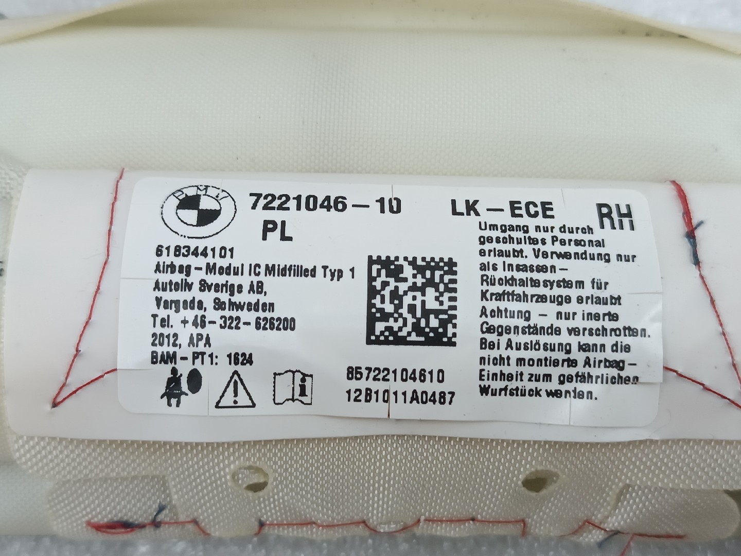 Airbag de cortina direito esquerdo BMW 3 (F30, F80) | 11 - 18 Imagem-2