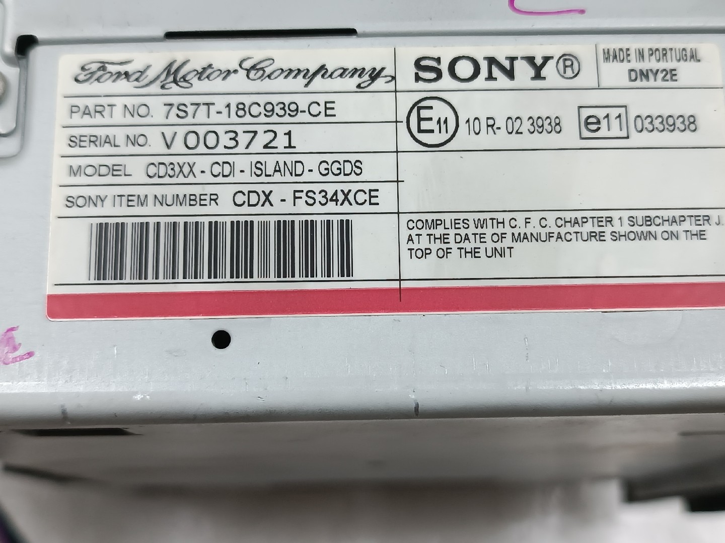 Auto-Rádio FORD MONDEO IV Turnier (BA7) | 07 - 15 Imagem-7