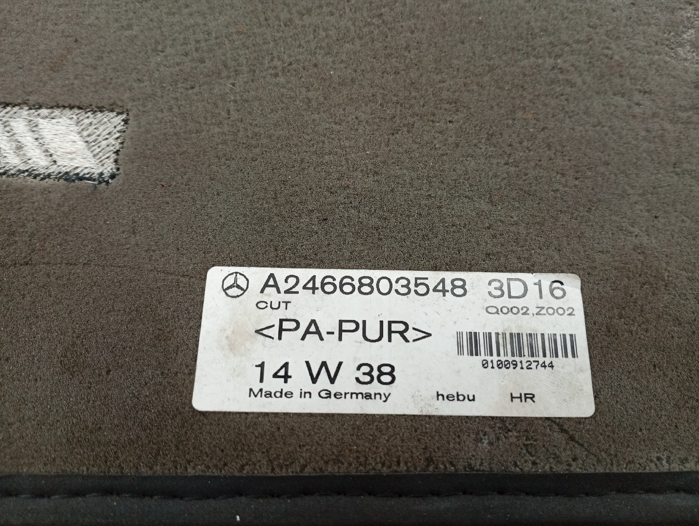 Tapetes MERCEDES-BENZ A-CLASS (W176) | 12 - 18 Imagem-3