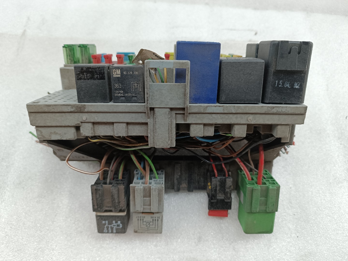 Caixa de fusíveis e relés OPEL ASTRA F (T92) | 91 - 98