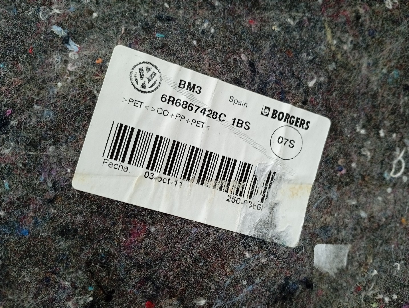 Acabamento esq/drt de mala(plásticos) VOLKSWAGEN POLO (6R1, 6C1) | 09 -  Imagem-1