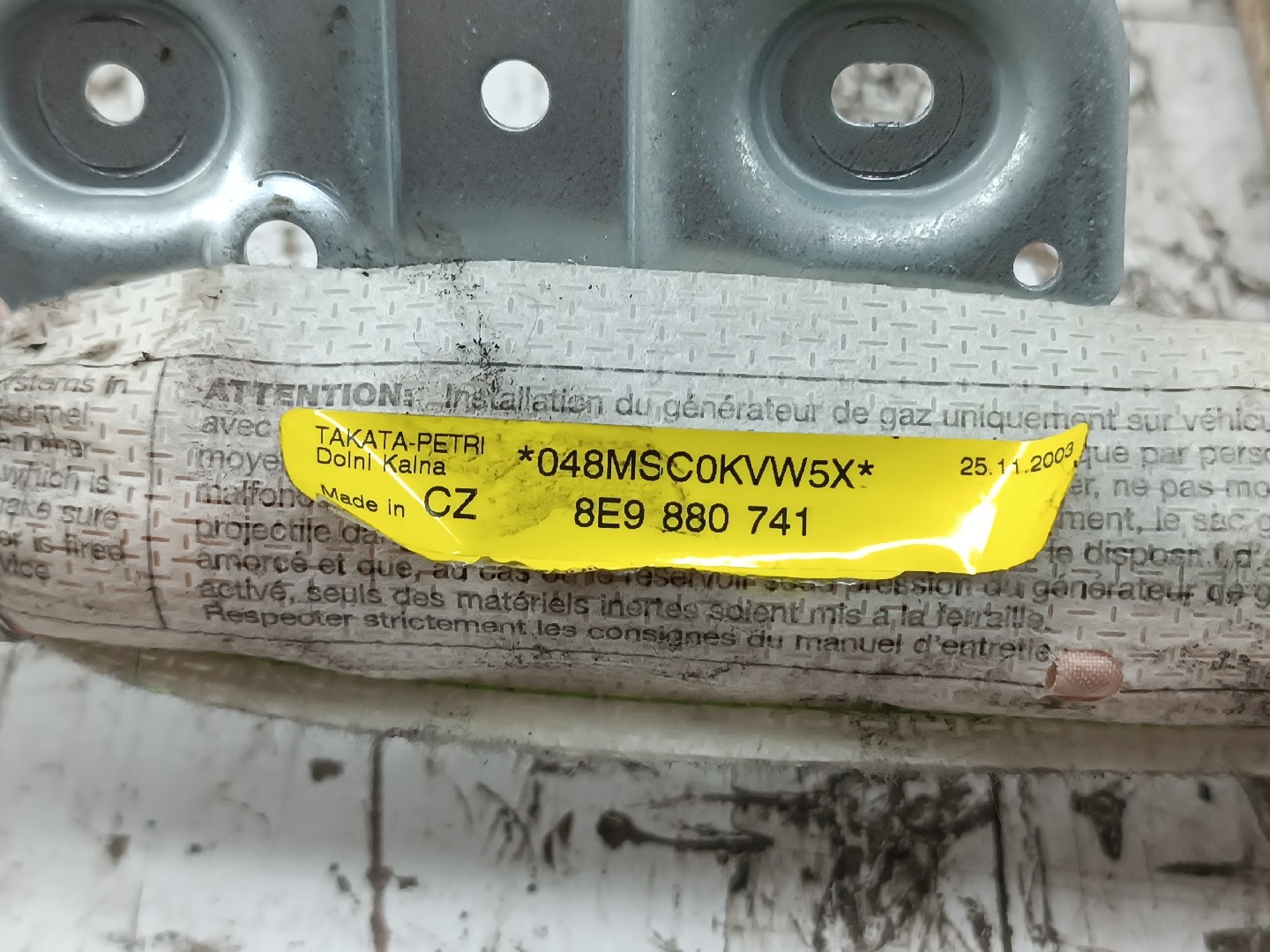 Cortina de airbag esquerda AUDI A4 Avant (8E5, B6) | 00 - 05 Imagem-2