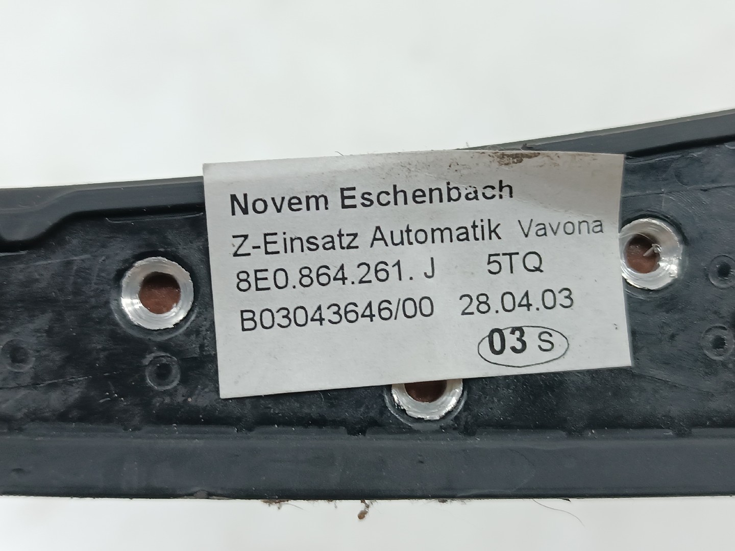 Moldura de fole de mudanças AUDI A4 Avant (8E5, B6) | 00 - 05 Imagem-1