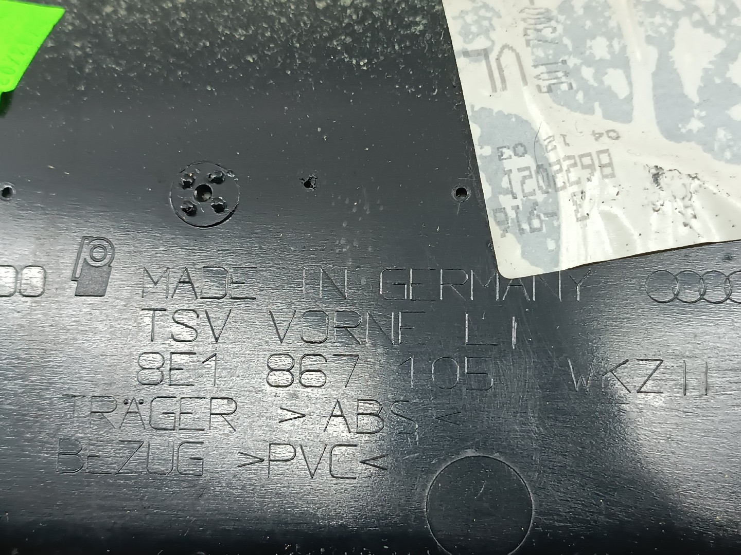 Quartela de porta frente esquerda AUDI A4 Avant (8E5, B6) | 00 - 05 Imagem-3