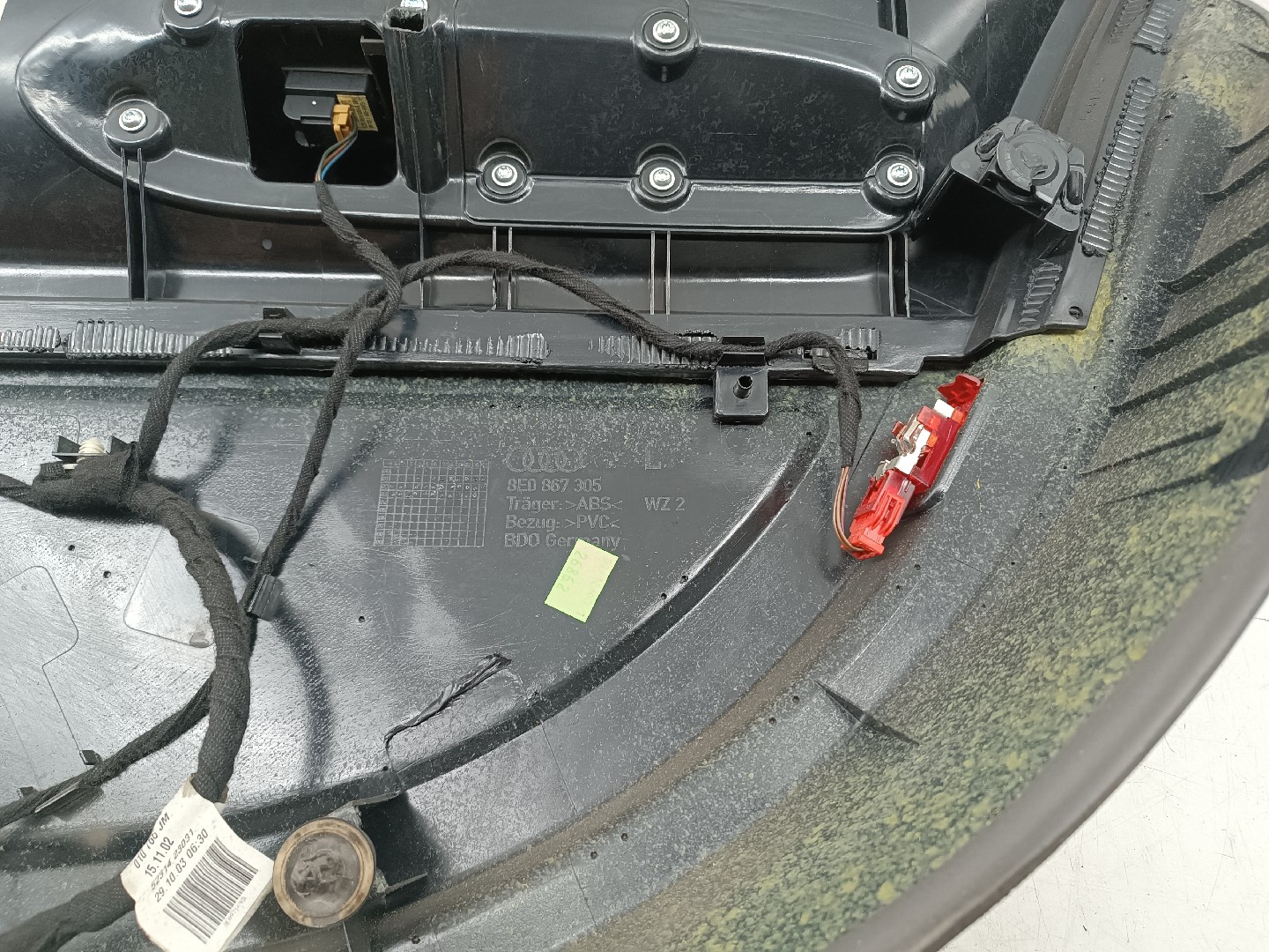 Quartela de porta trás esquerda AUDI A4 Avant (8E5, B6) | 00 - 05 Imagem-2