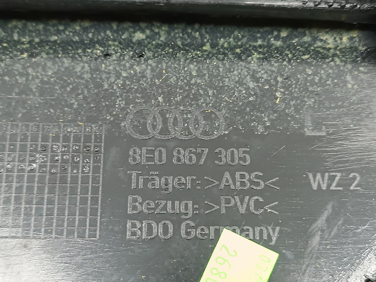 Quartela de porta trás esquerda AUDI A4 Avant (8E5, B6) | 00 - 05 Imagem-3