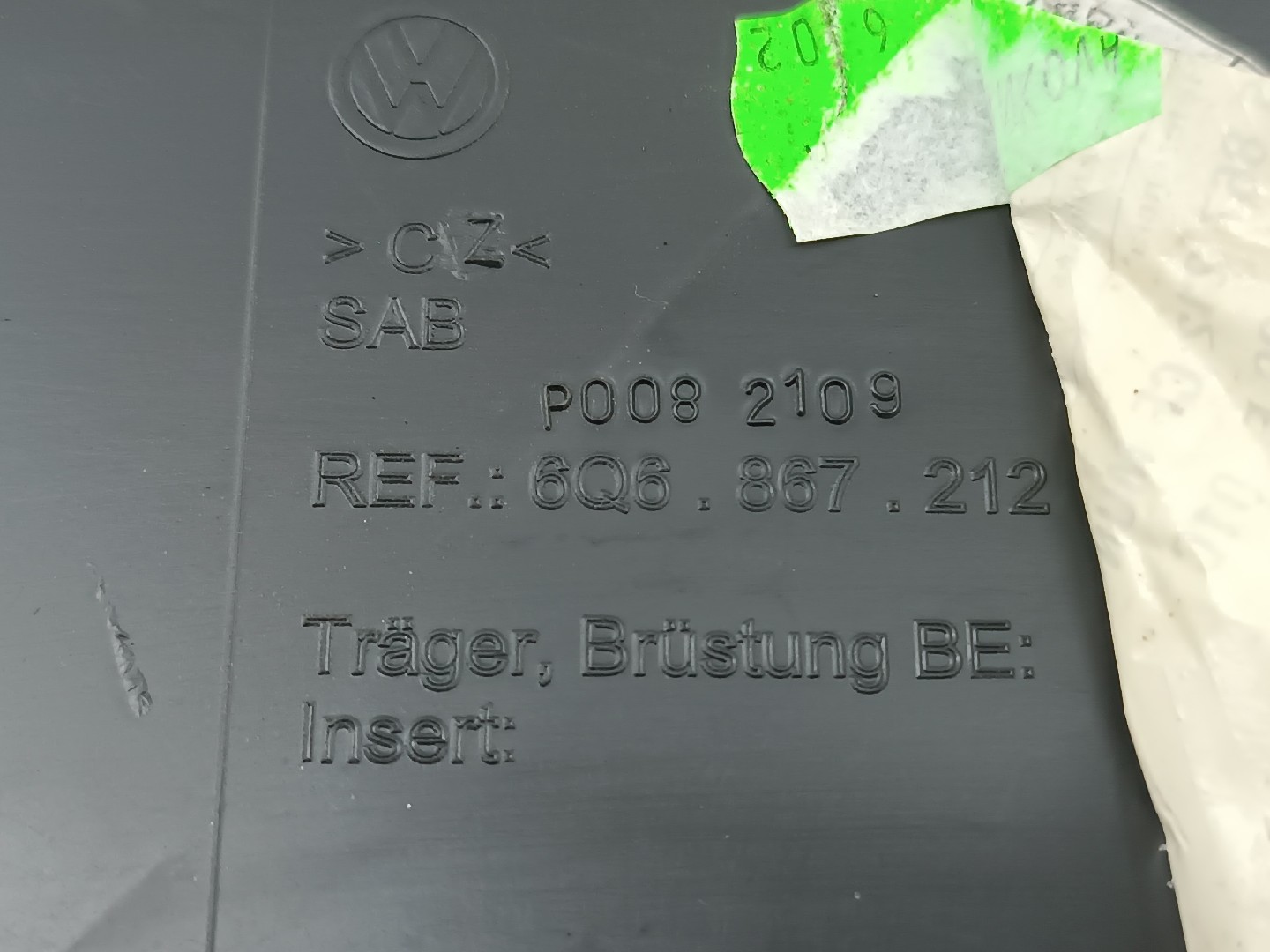 Quartela de porta trás direita VOLKSWAGEN POLO (9N_) | 01 - 14 Imagem-1