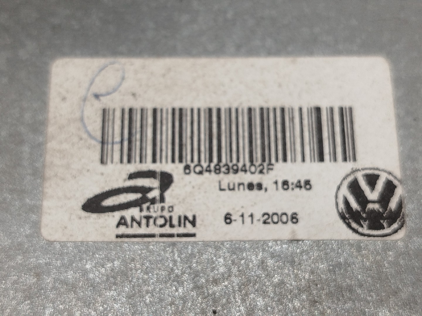 Mecanismo do vidro trás direito VOLKSWAGEN POLO (9N_) | 01 - 14 Imagem-1