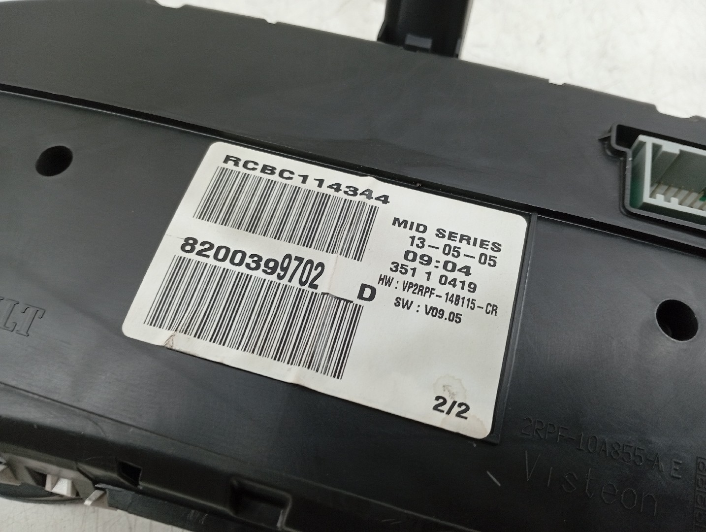 Quadrante RENAULT MEGANE II (BM0/1_, CM0/1_) | 01 - 12 Imagem-3