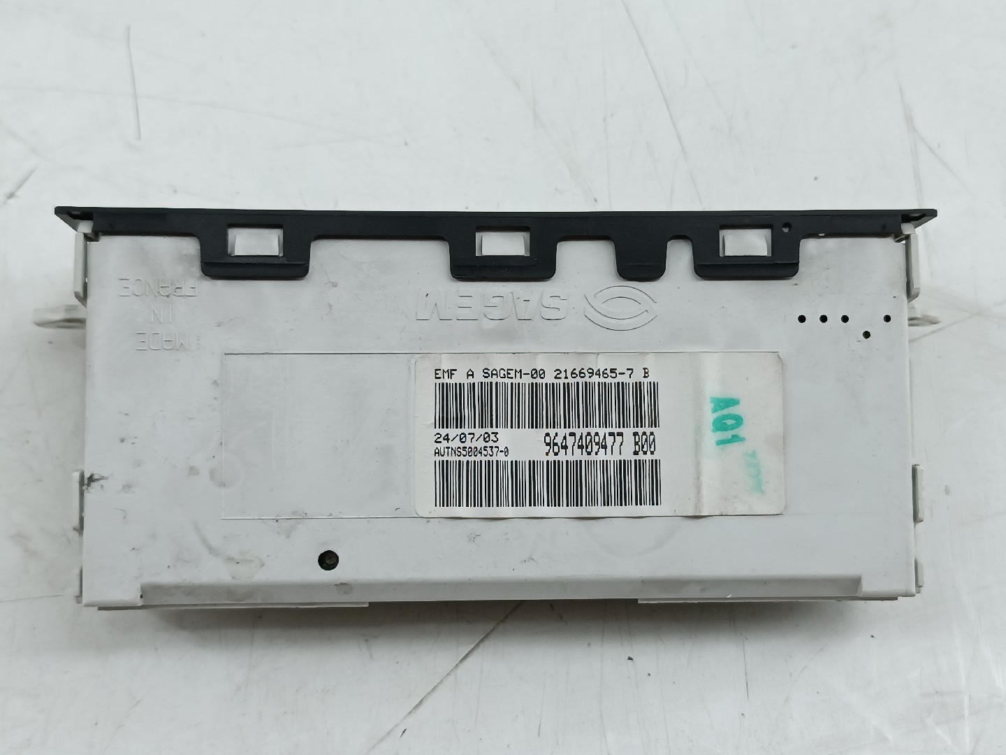 Display CITROEN C3 I (FC_, FN_) | 02 - 