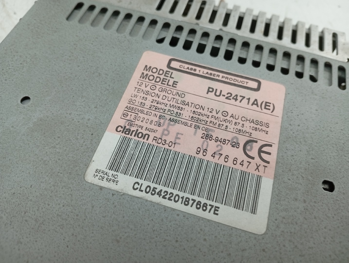 Auto-Rádio CITROEN C3 I (FC_, FN_) | 02 -  Imagem-4