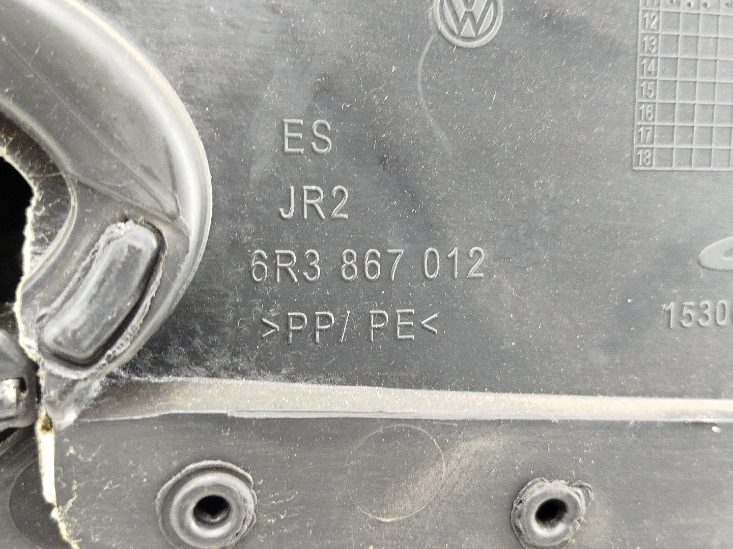 Quartela de porta frente direita VOLKSWAGEN POLO (6R1, 6C1) | 09 -  Imagem-3