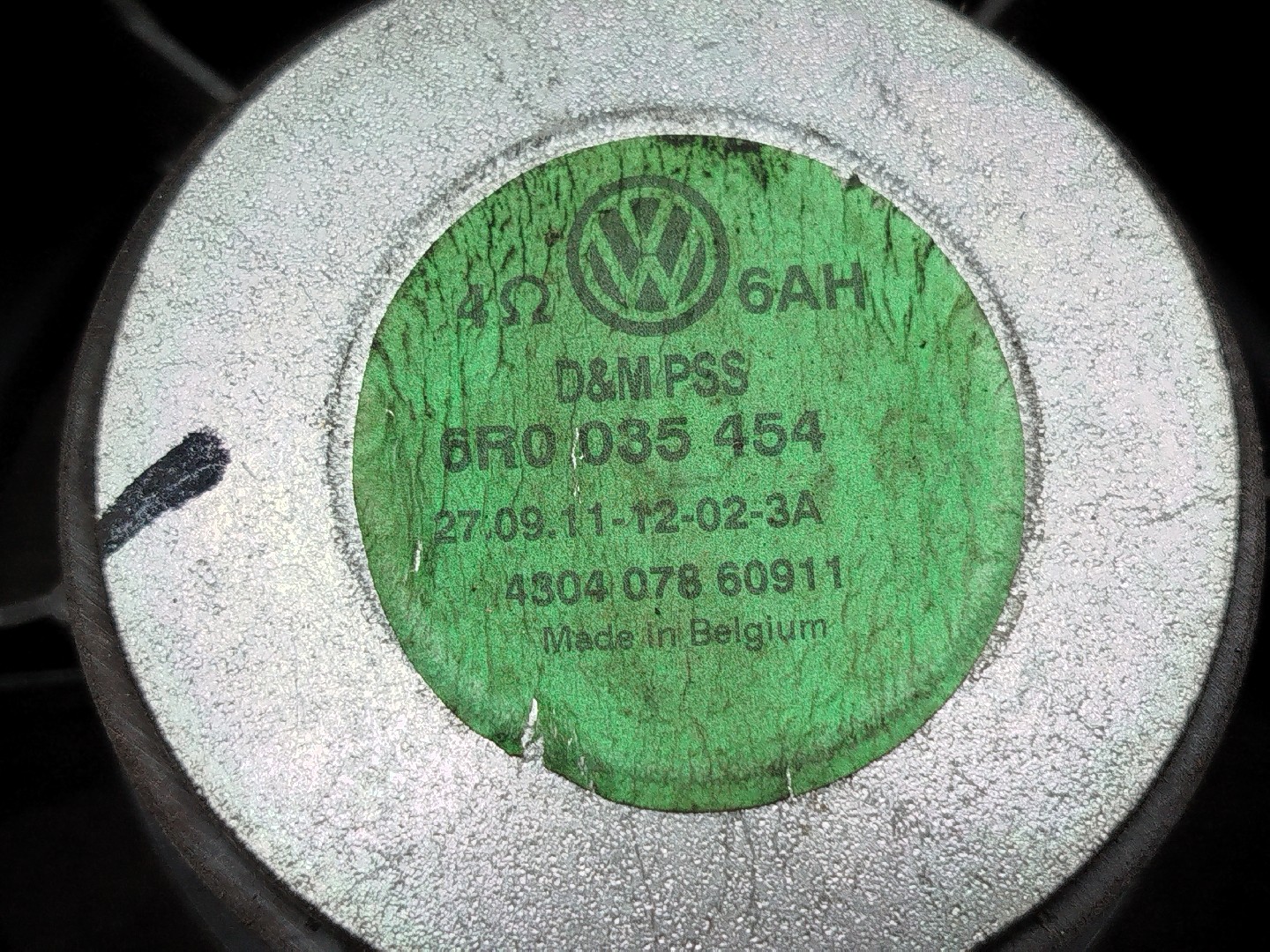 Coluna de som VOLKSWAGEN POLO (6R1, 6C1) | 09 -  Imagem-2