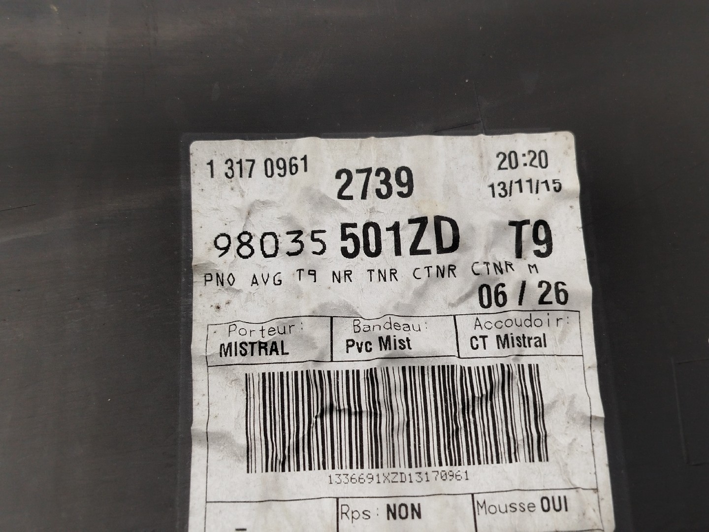 Quartela de porta frente esquerda PEUGEOT 308 SW II | 14 -  Imagem-3