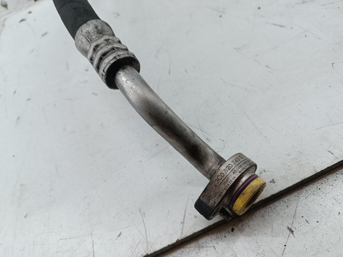 Tubo de Ar condicionado VOLKSWAGEN PASSAT (3C2) | 05 - 10 Imagem-3