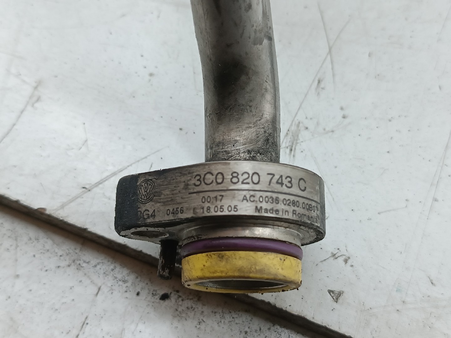 Tubo de Ar condicionado VOLKSWAGEN PASSAT (3C2) | 05 - 10 Imagem-2