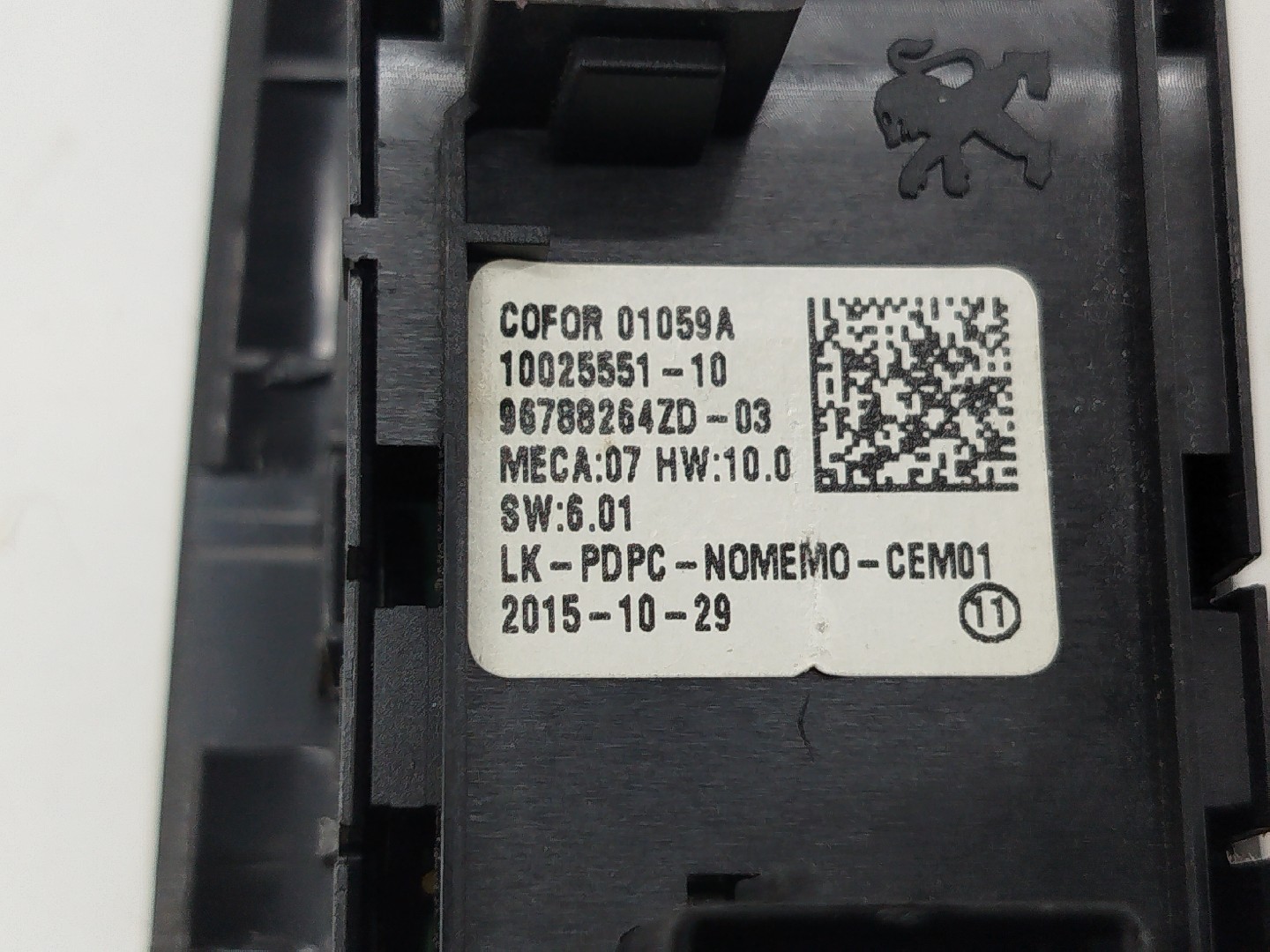 Comutador de vidro frente esquerdo PEUGEOT 308 SW II | 14 -  Imagem-4