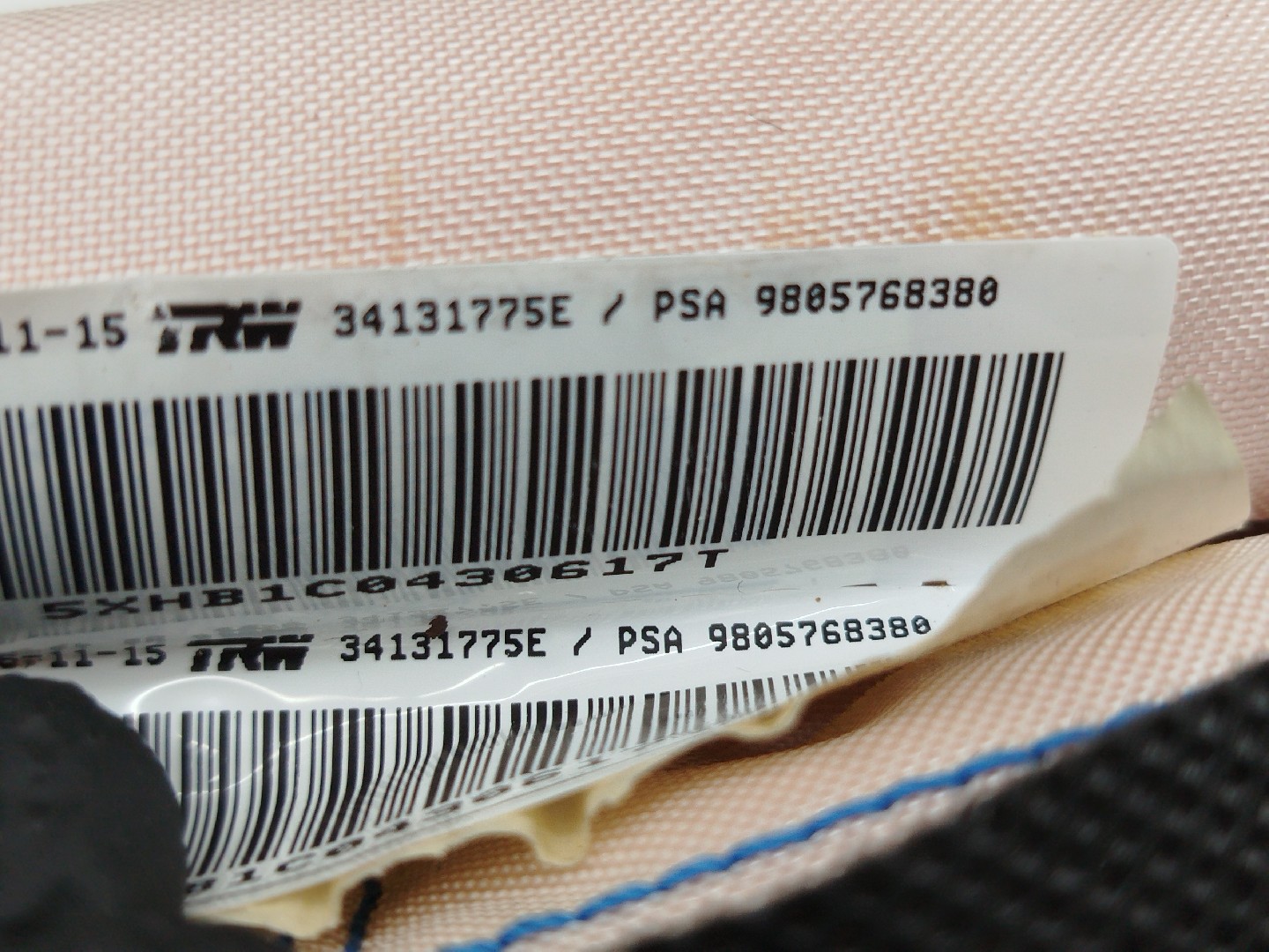 Airbag de cortina direito esquerdo PEUGEOT 308 SW II | 14 -  Imagem-1