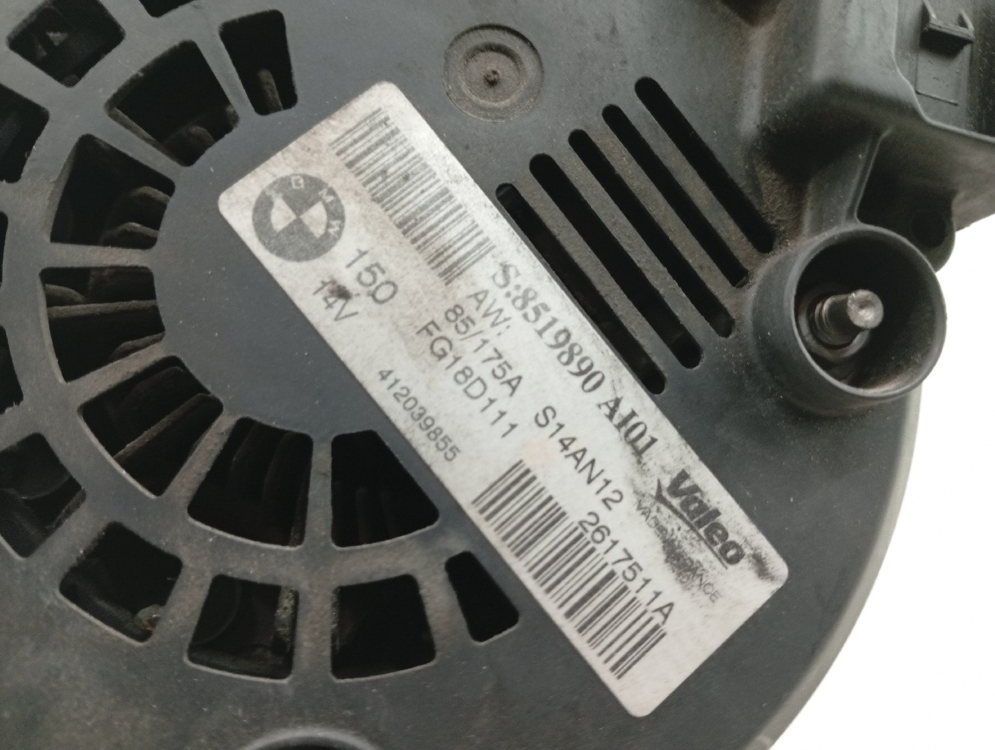 Alternador BMW 3 (F30, F80) | 11 - 18 Imagem-1