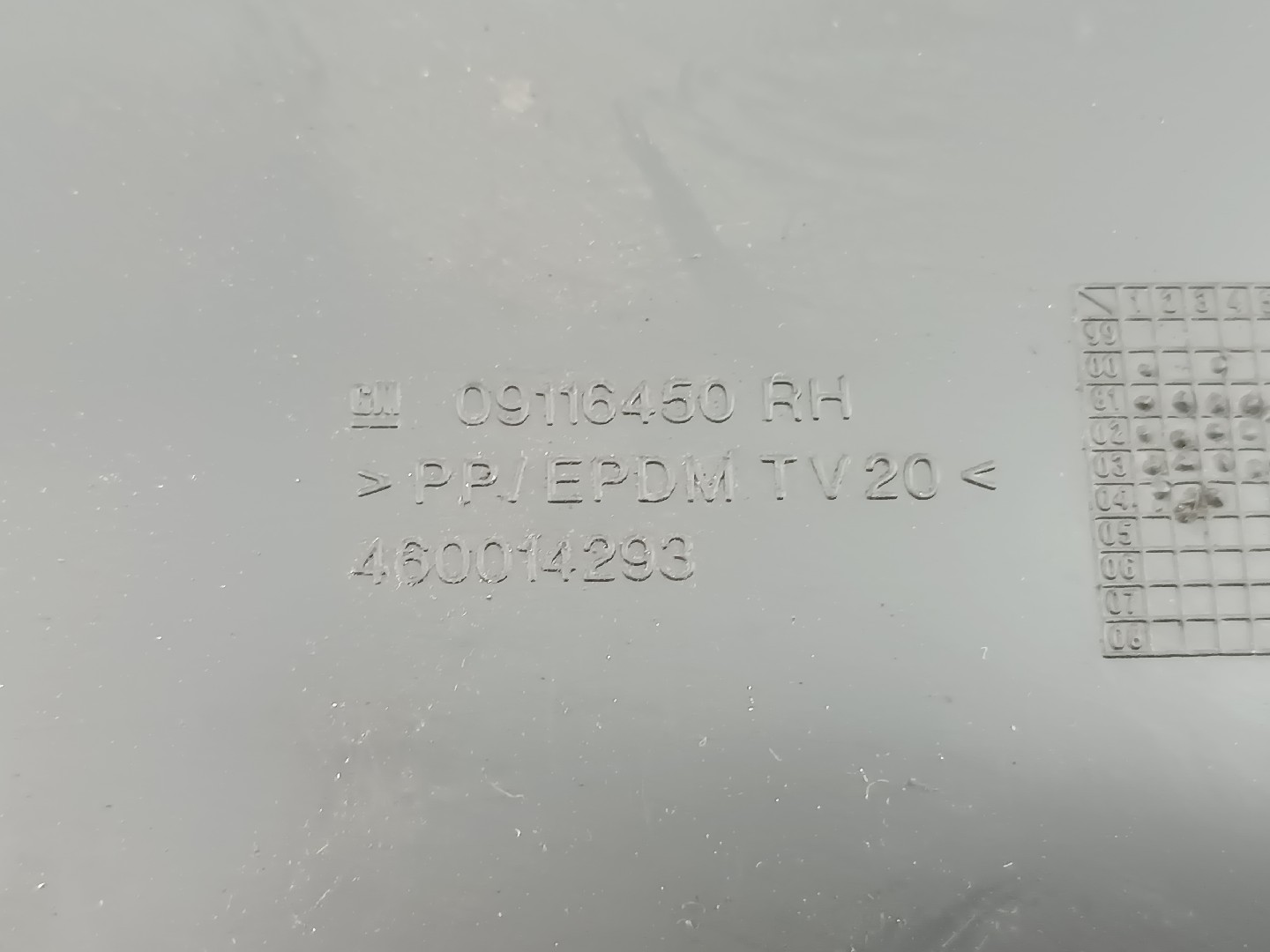 Quartela de porta frente direita OPEL CORSA C (X01) | 00 - 09 Imagem-3
