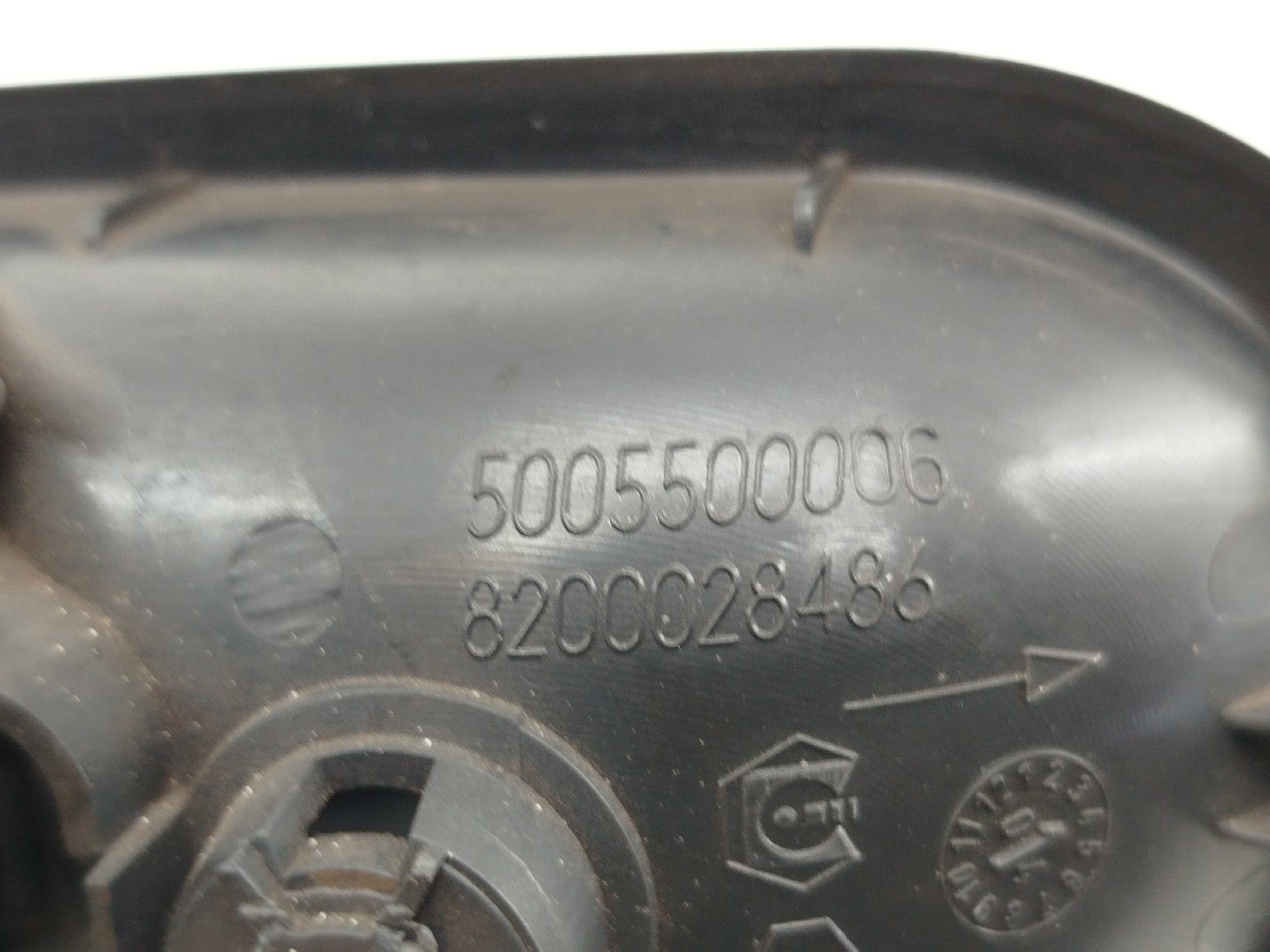 Puxador interior de porta traseira direita RENAULT MEGANE II Grandtour (KM0/1_) | 03 - 12 Imagem-3