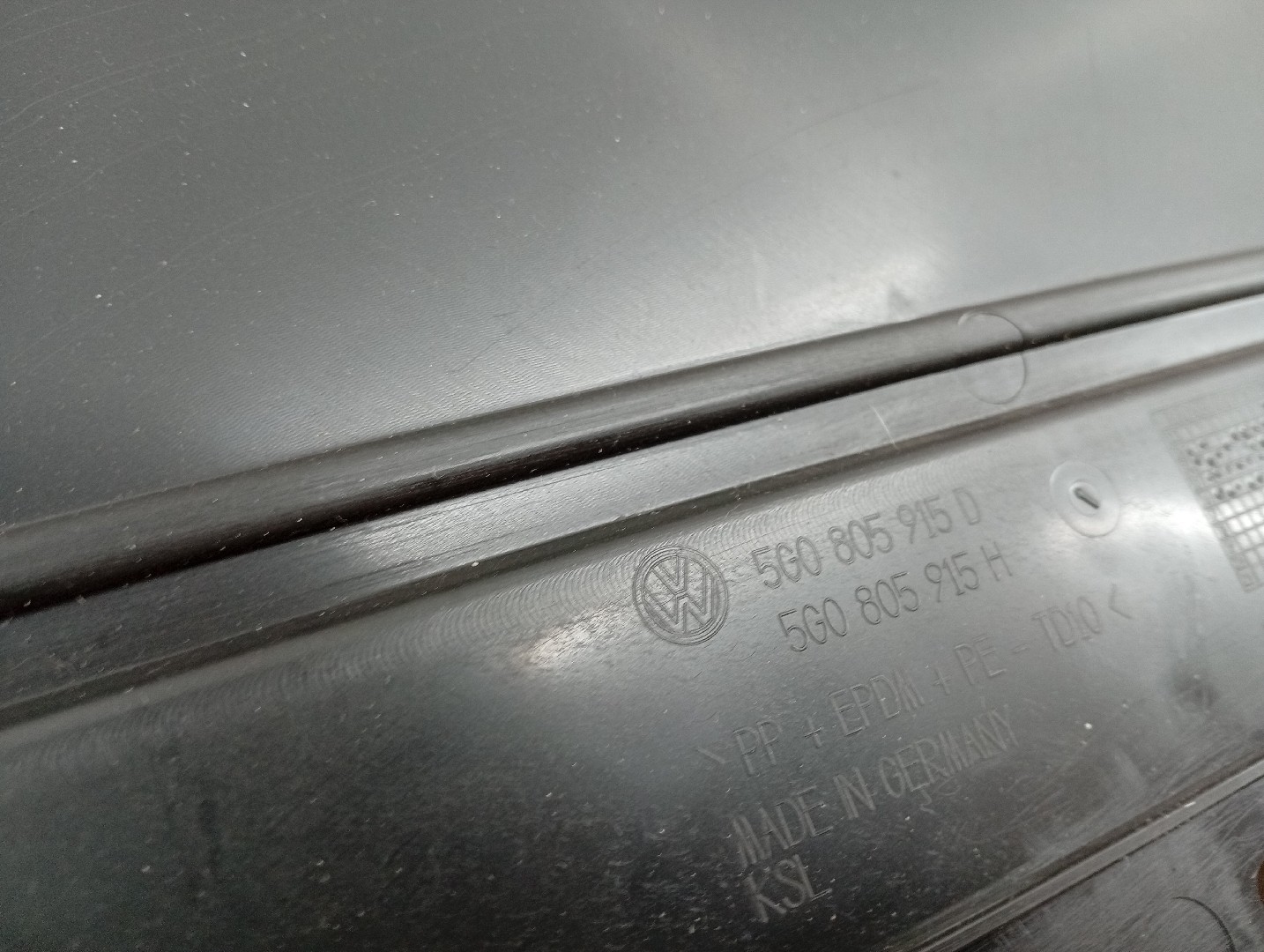 Spoiler de para-choques VOLKSWAGEN GOLF VII Van (5G1) | 12 -  Imagem-1