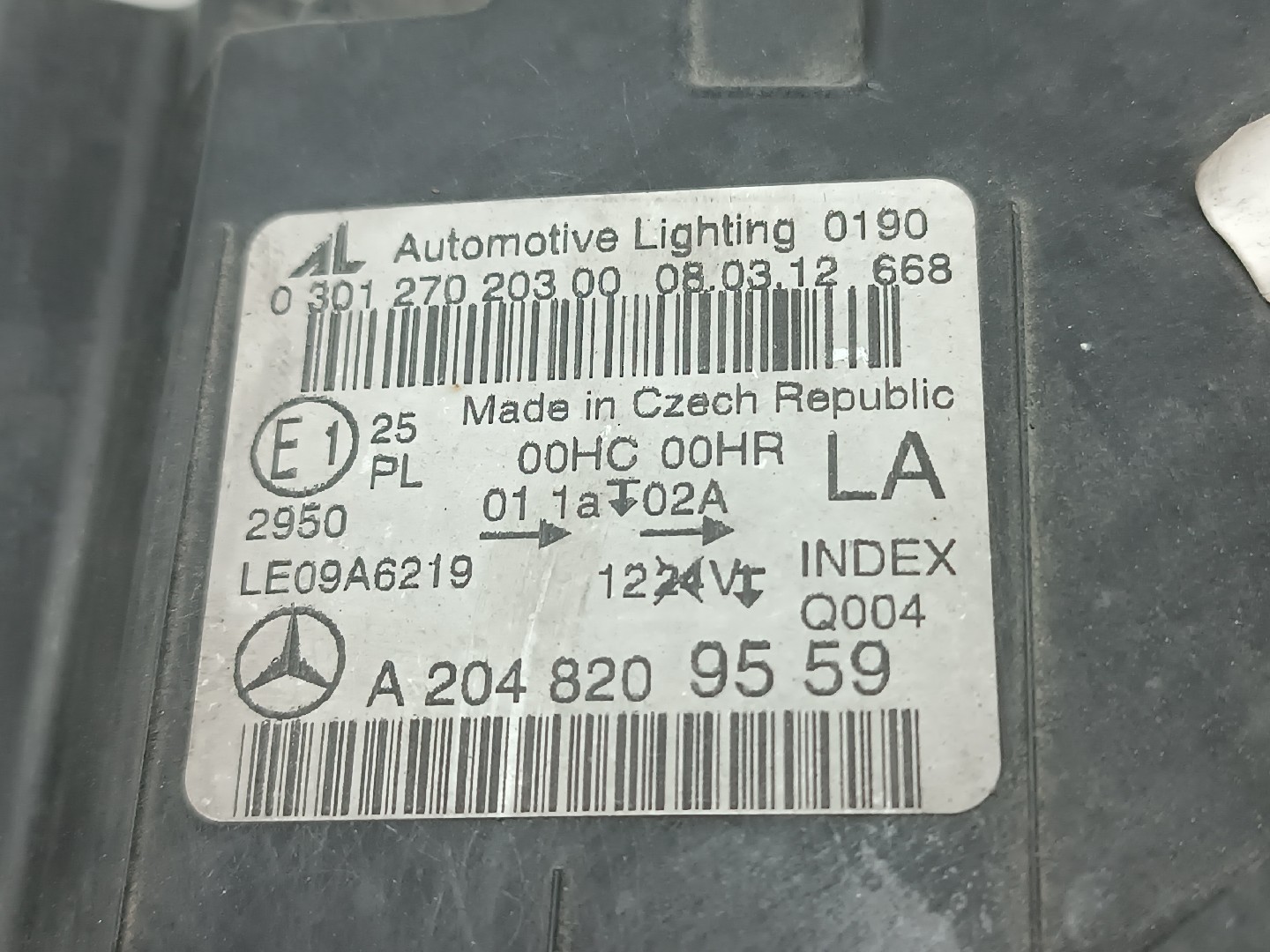 Ótica Esquerda MERCEDES-BENZ C-CLASS (W204) | 07 - 15 Imagem-1