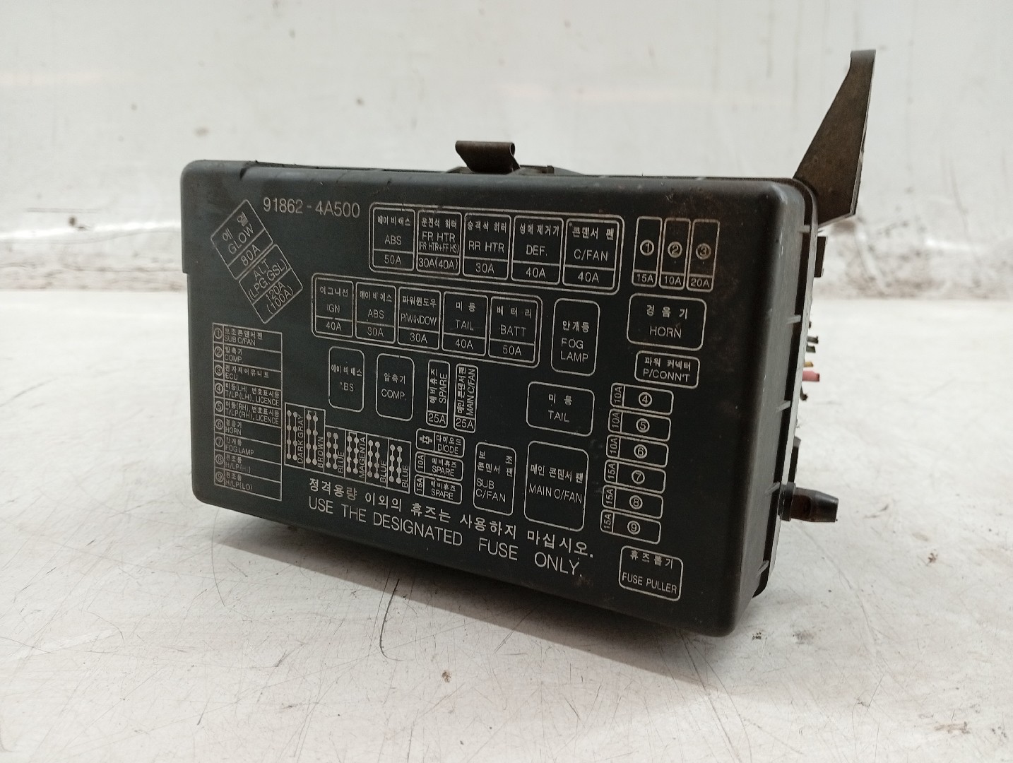 Caixa de fusíveis e relés HYUNDAI H-1 / STAREX Veículo multiuso (A1) | 97 - 