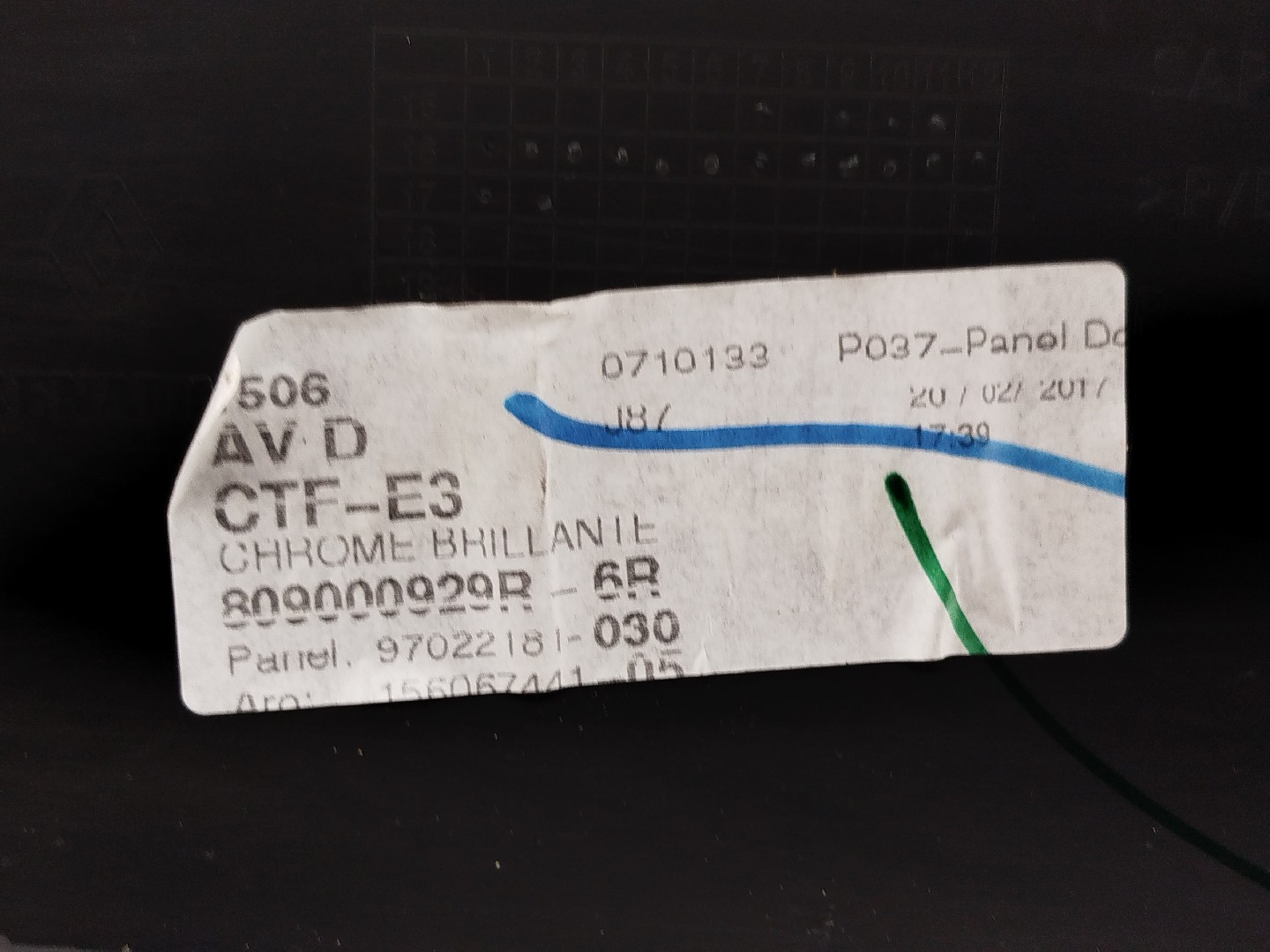 Quartela de porta frente direita RENAULT CAPTUR I (J5_, H5_) | 13 -  Imagem-4