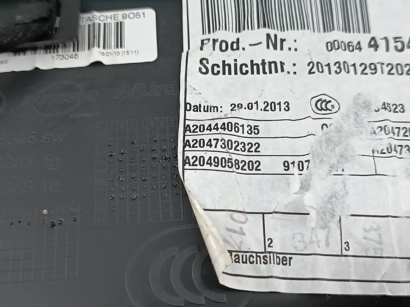 Quartela / forra Porta Tras Esquerdo MERCEDES-BENZ C-CLASS (W204) | 07 - 15 Imagem-2