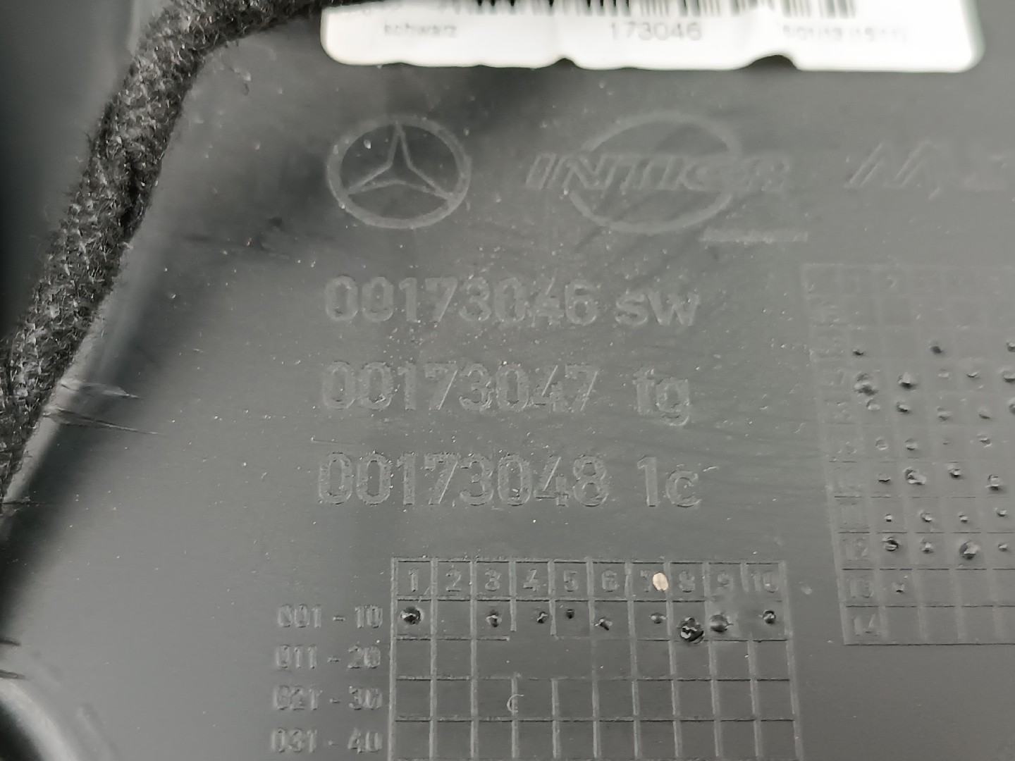 Quartela / forra Porta Tras Esquerdo MERCEDES-BENZ C-CLASS (W204) | 07 - 15 Imagem-3