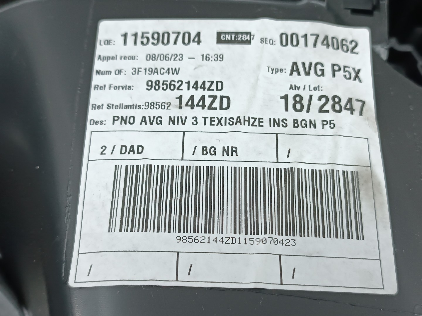 Quartela frente esquerdo PEUGEOT 308 III Imagem-3