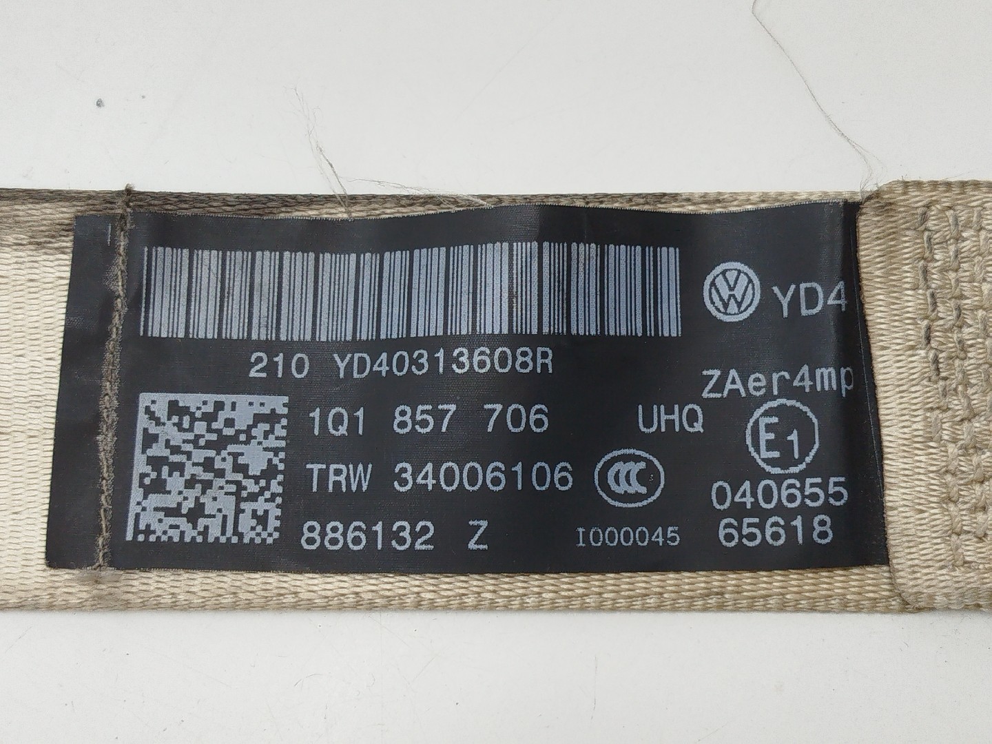 Cinto Frente Direito VOLKSWAGEN EOS (1F7, 1F8) | 06 - 15 Imagem-1