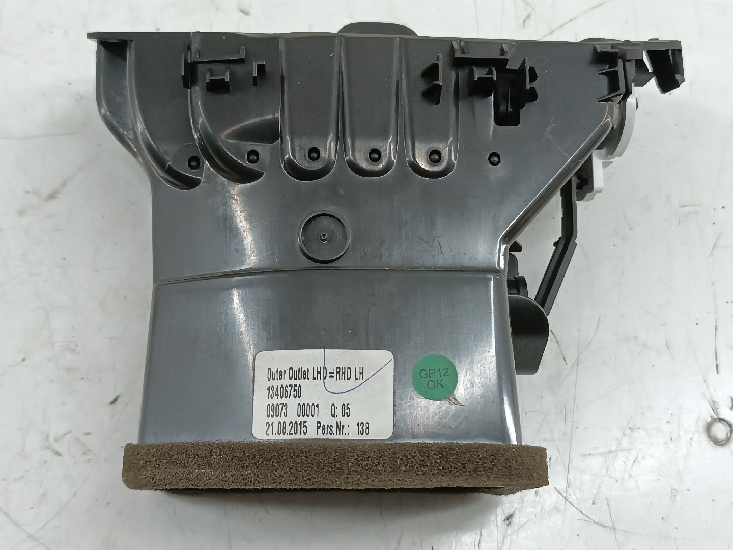 Difusor de ar OPEL ASTRA K (B16) | 15 - 