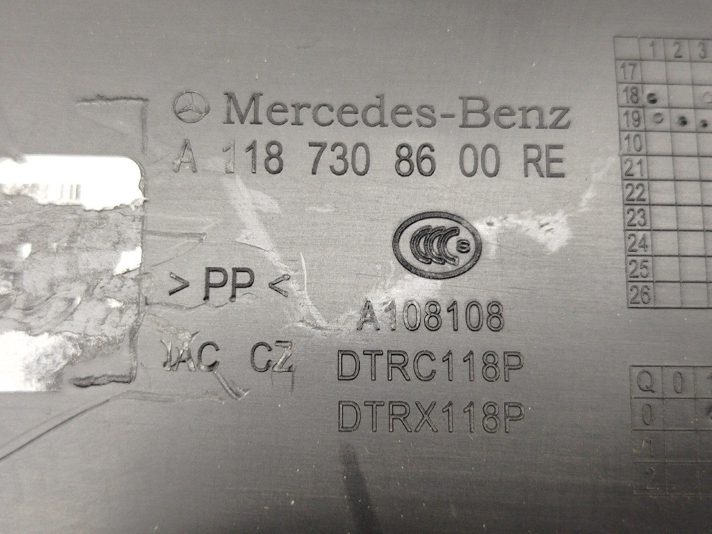 Quartela de porta trás direita MERCEDES-BENZ CLA (C118) | 19 -  Imagem-4