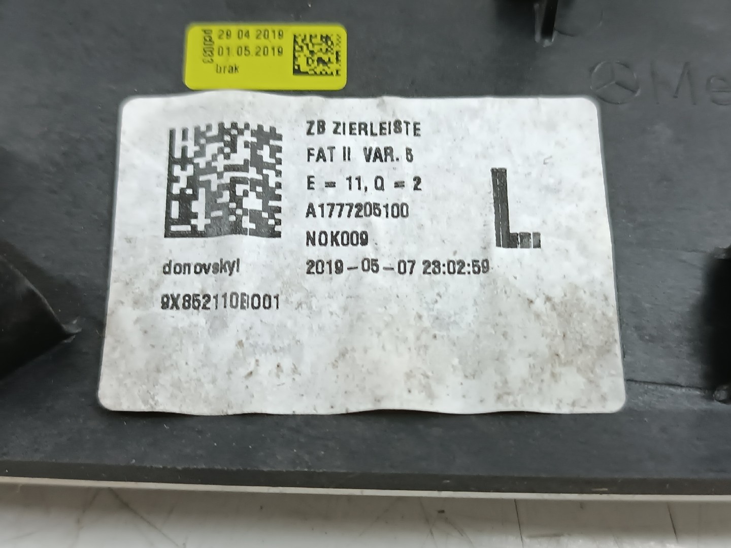 Acabamento de porta MERCEDES-BENZ CLA (C118) | 19 -  Imagem-1